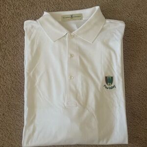 PINE VALLEY white golf polo shirt Fairway & Greene Size XXL